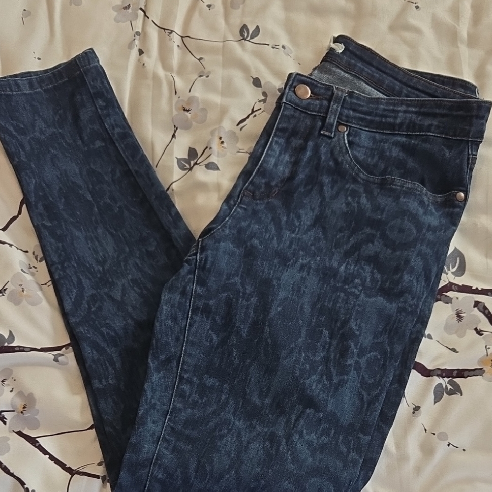 Elegant Dark Blue Women's Skinny Jeans